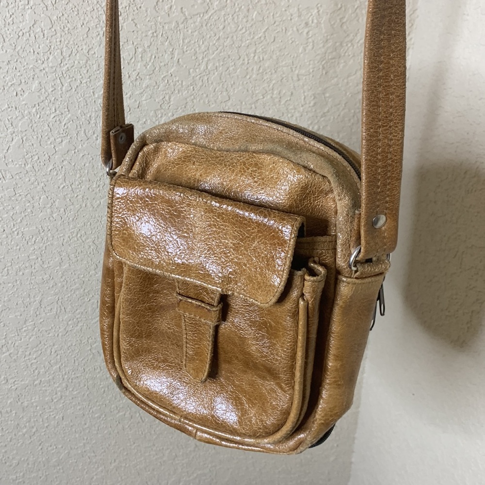 Vintage Leather Bag Made in Mexico